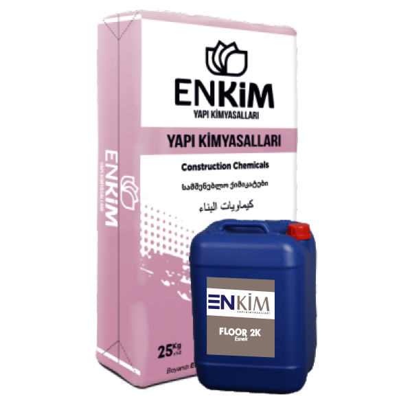 ENKİM FLOOR 2 K KENDİ YAYILAN ŞAP (ESNEK TESVİYE ŞAPI)