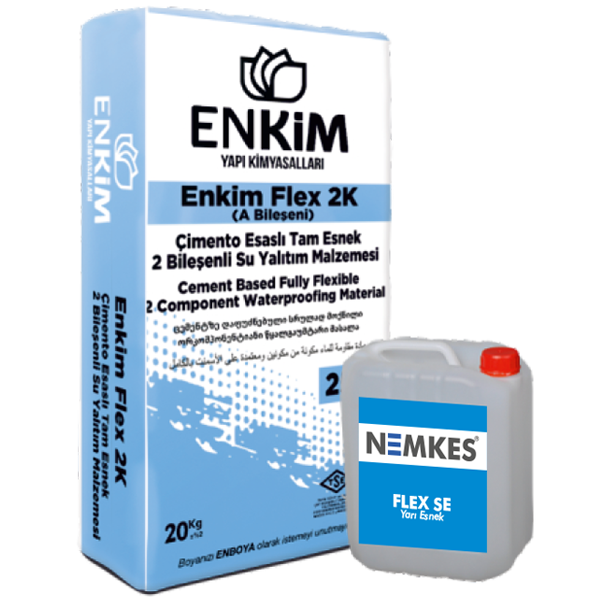 ENKİM FLEX SE  Yarı Elastik Su Yalıtım Harcı